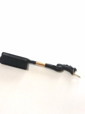Vintage Black Dragon -Handle Clothing Brush with Gold Accent